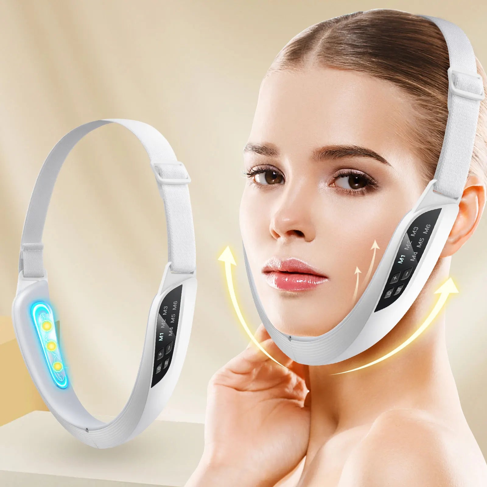 ⚡V-Shape Face Lifting EMS Device – Anti-Aging, Firming & Contouring Beauty Tool