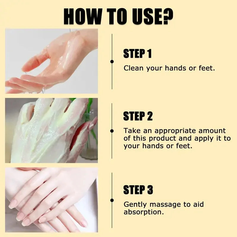 🌿 Turmeric & Bee Venom Repair Cream – Cracked Feet & Hands Rescue (50g)