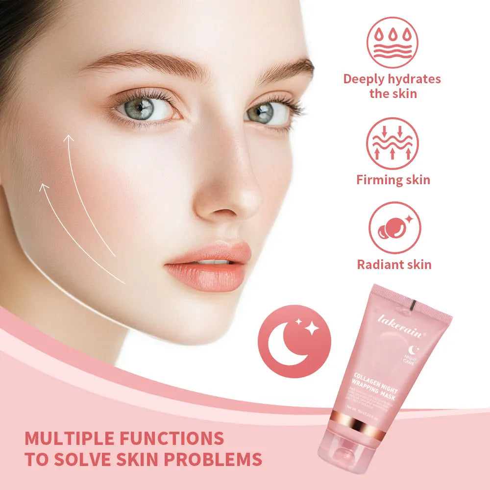 🌙 Deep Collagen Firming Peel-Off Mask – Overnight Wrinkle Care