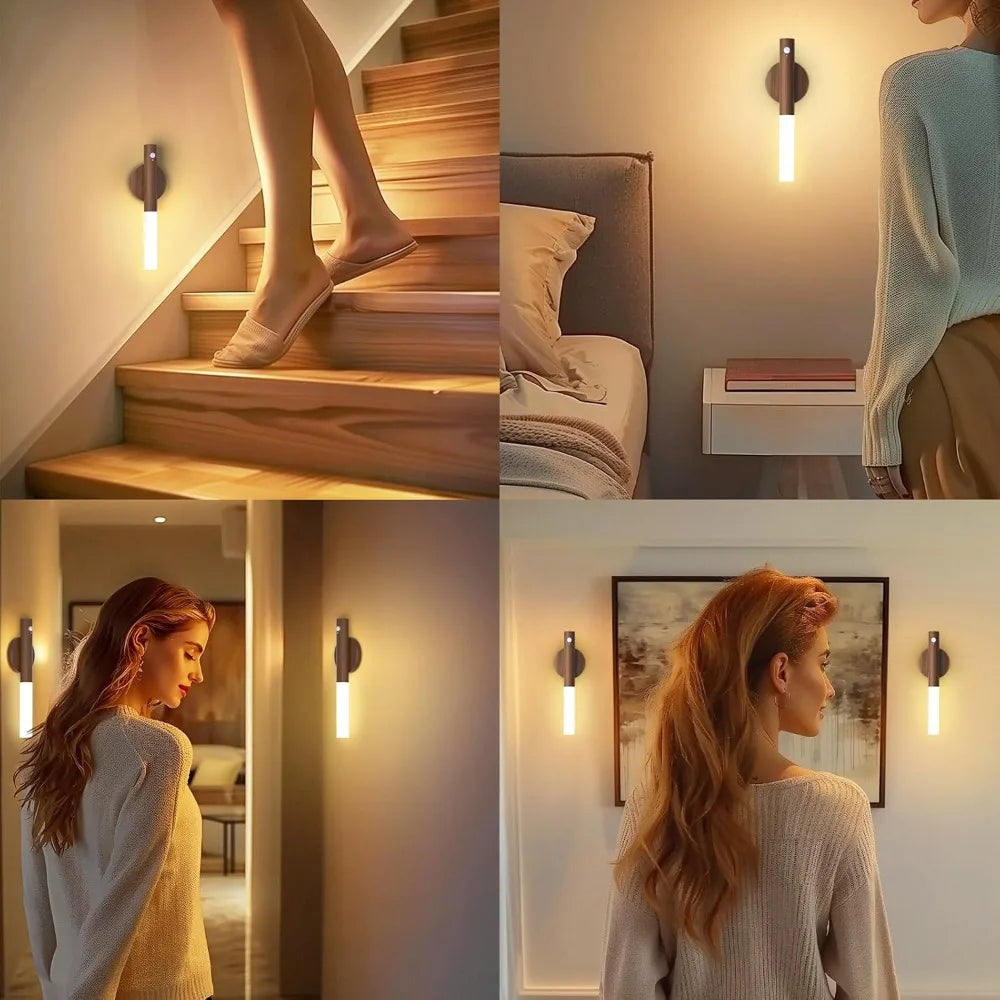 ✨ Smart LED Night Light – USB Charging, Motion Sensor, Bedside & Wardrobe Lighting