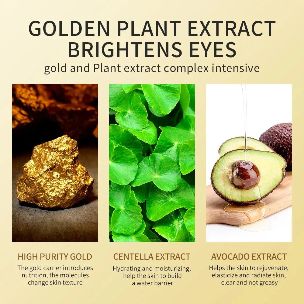 ✨ Avocado Gold Magic Eye Patches – Bye Dark Circles, Hello Glow! (60/120PCS)