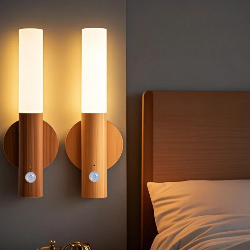 ✨ Smart LED Night Light – USB Charging, Motion Sensor, Bedside & Wardrobe Lighting
