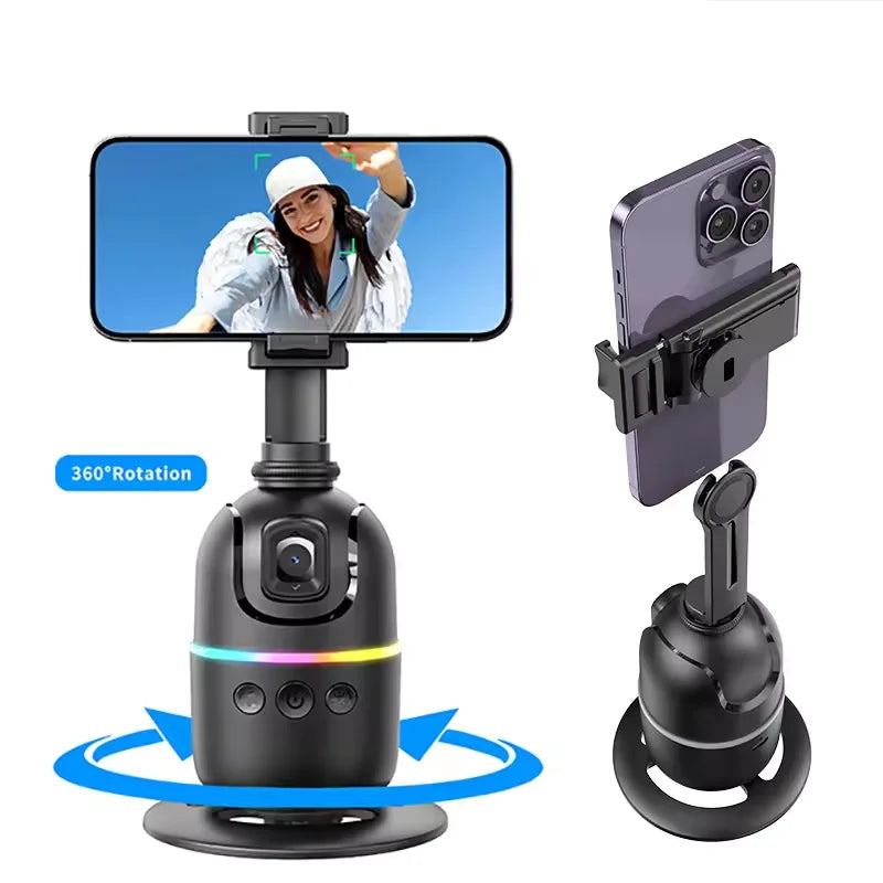 💫FANGTUOSI AI 360° Smartphone Stabilizer – Smart Face Tracking & Gesture Control