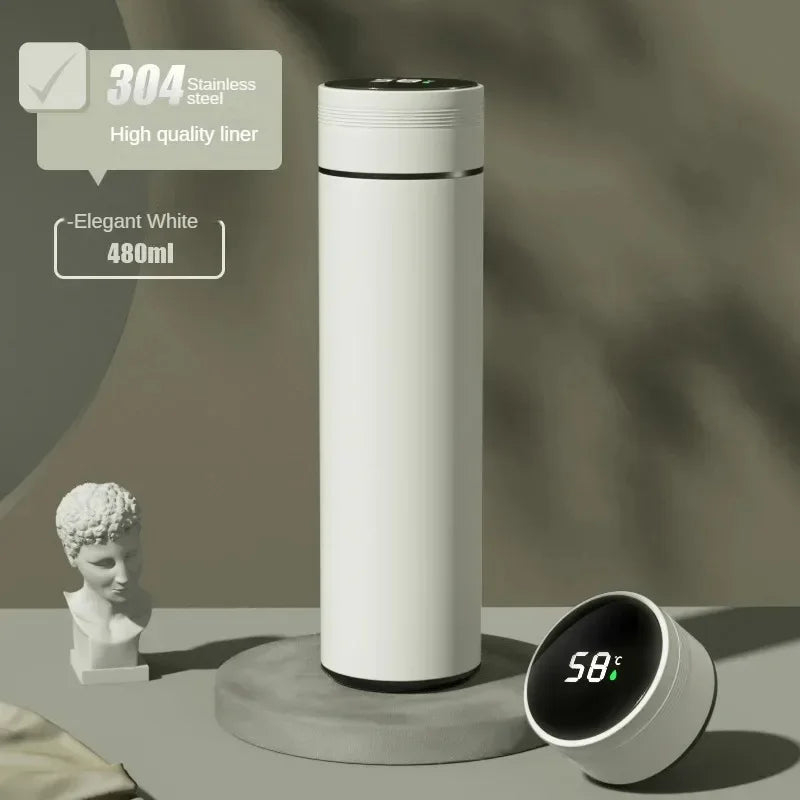 💧500ML Smart Thermos — Stylish, Insulated & Multi-Functional