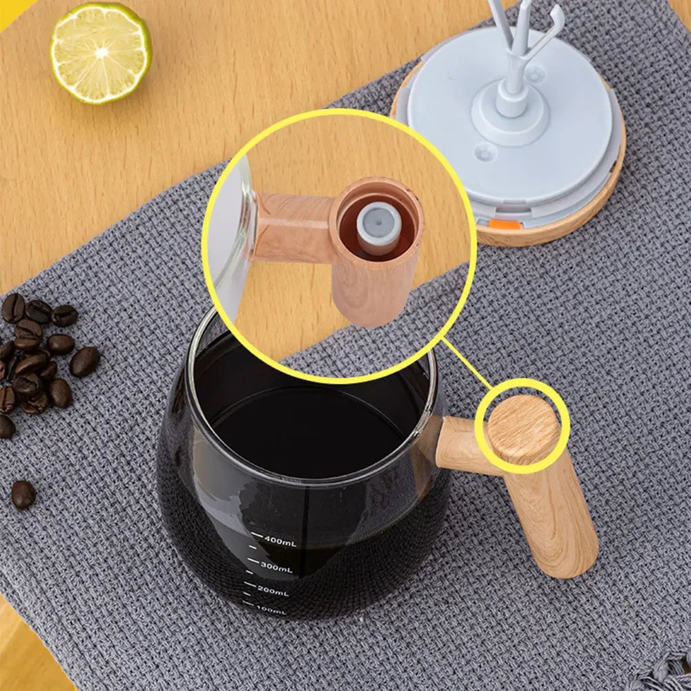 ☕Self-Mixing Coffee Mug – Elegant & Smart 380ML Cup