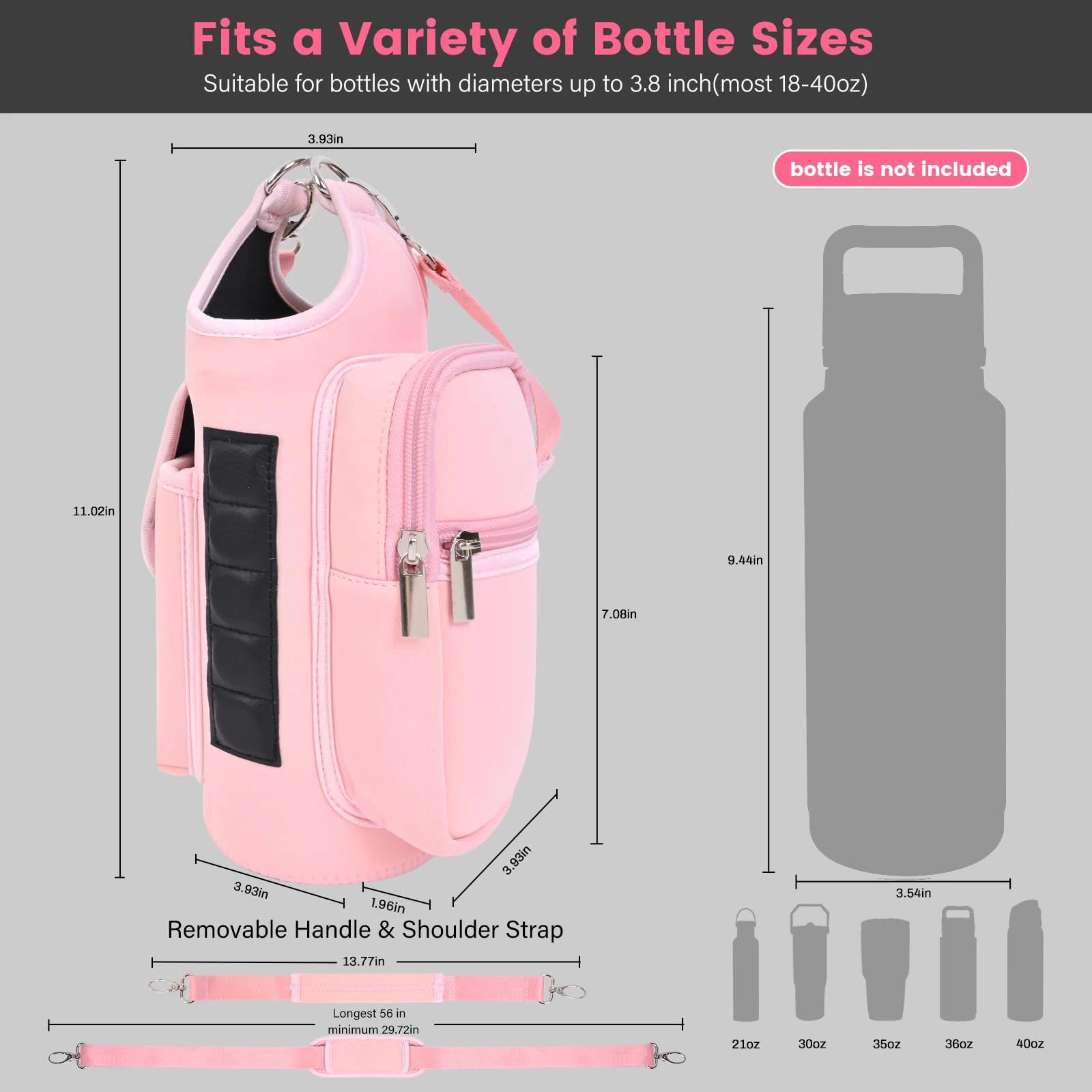 💪Magnetic Bottle Pouch — Gym Sling Bag for Fitness & Outdoor