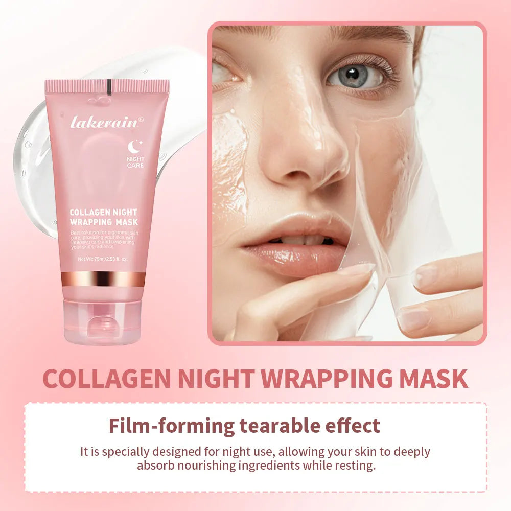 🌙 Deep Collagen Firming Peel-Off Mask – Overnight Wrinkle Care